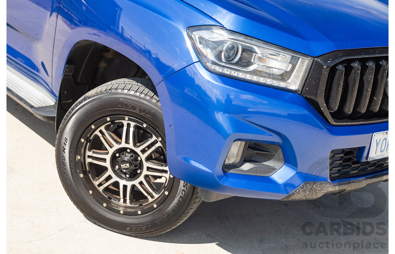 05/2018 LDV T60 LUXE (4x4) SK8C Double Cab Utility Blue Turbo Diesel 2.8L