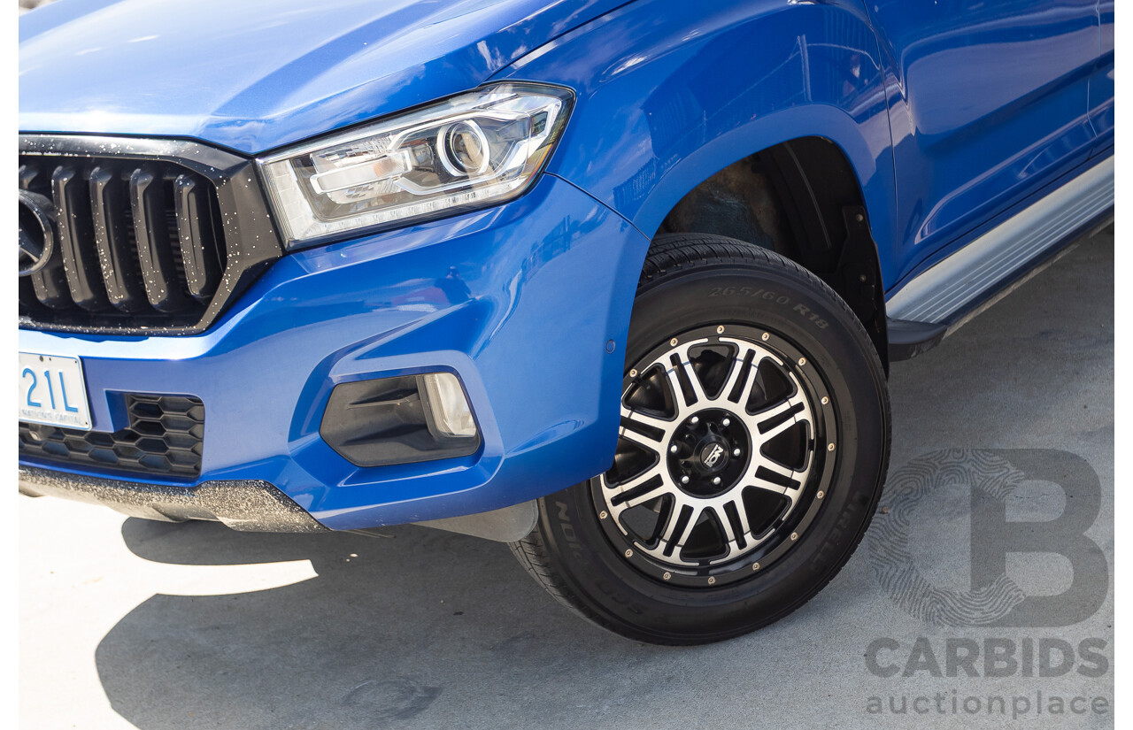 05/2018 LDV T60 LUXE (4x4) SK8C Double Cab Utility Blue Turbo Diesel 2.8L