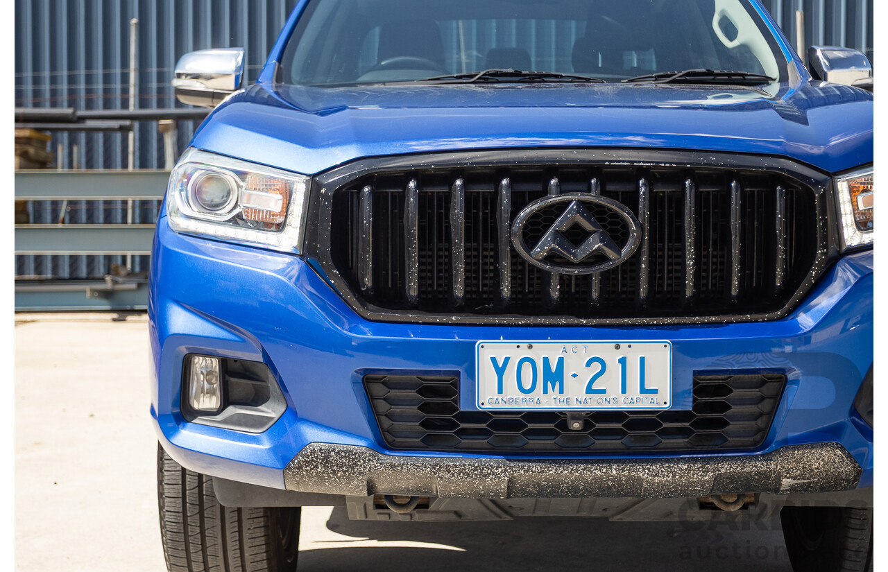 05/2018 LDV T60 LUXE (4x4) SK8C Double Cab Utility Blue Turbo Diesel 2.8L