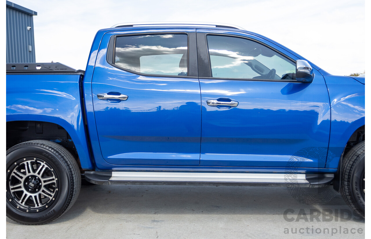 05/2018 LDV T60 LUXE (4x4) SK8C Double Cab Utility Blue Turbo Diesel 2.8L