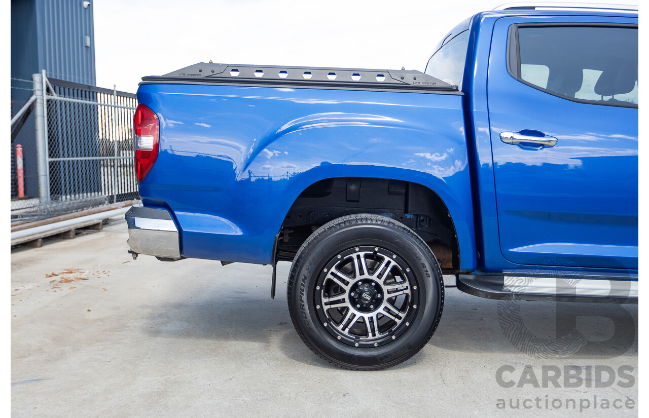 05/2018 LDV T60 LUXE (4x4) SK8C Double Cab Utility Blue Turbo Diesel 2.8L