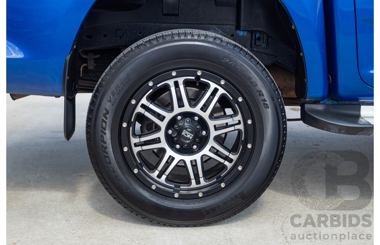 05/2018 LDV T60 LUXE (4x4) SK8C Double Cab Utility Blue Turbo Diesel 2.8L