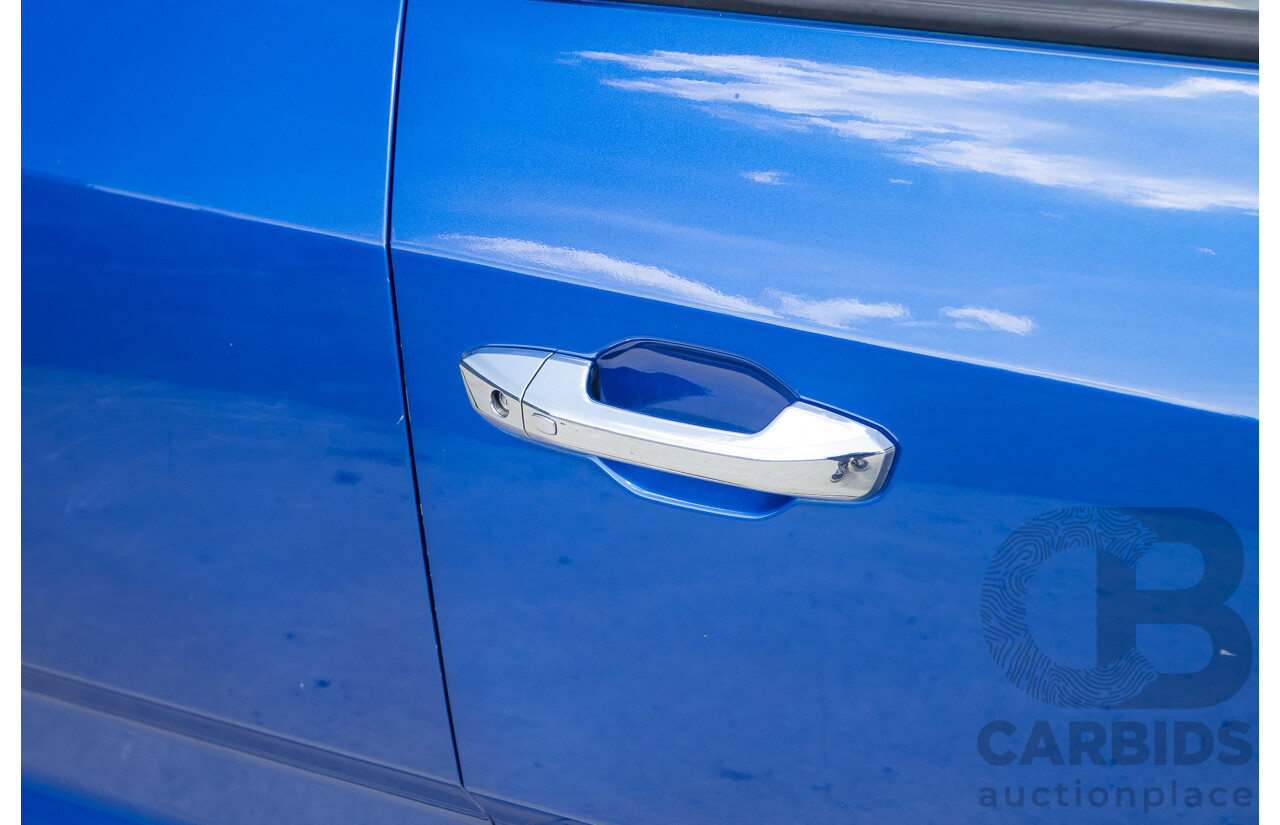 05/2018 LDV T60 LUXE (4x4) SK8C Double Cab Utility Blue Turbo Diesel 2.8L