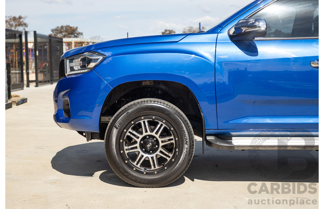 05/2018 LDV T60 LUXE (4x4) SK8C Double Cab Utility Blue Turbo Diesel 2.8L