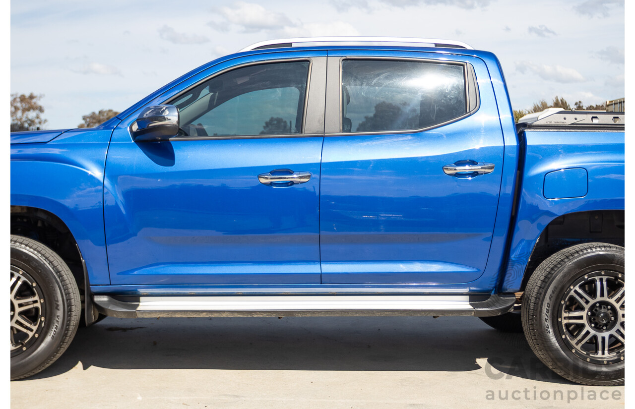 05/2018 LDV T60 LUXE (4x4) SK8C Double Cab Utility Blue Turbo Diesel 2.8L