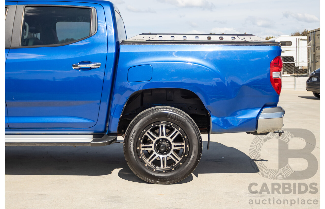 05/2018 LDV T60 LUXE (4x4) SK8C Double Cab Utility Blue Turbo Diesel 2.8L