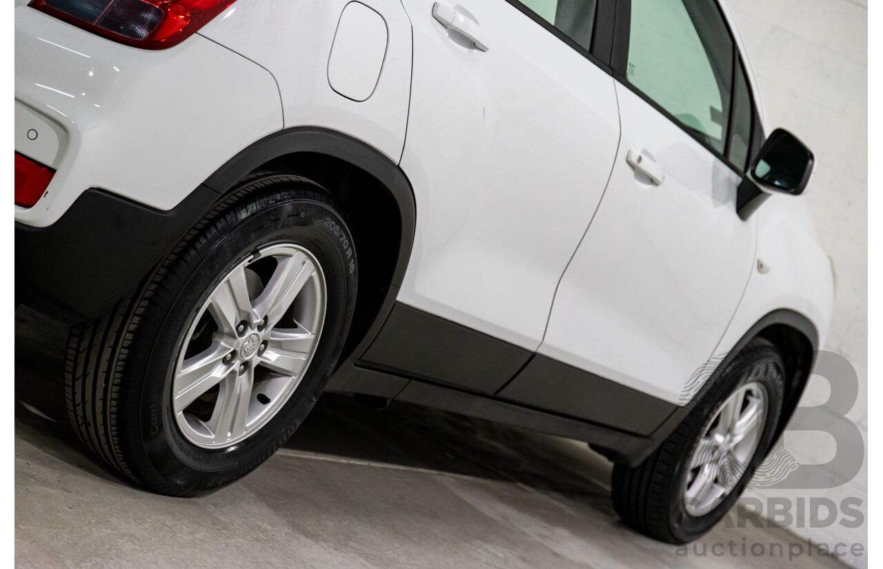 08/2017 Holden Trax LS (FWD) TJ MY17 4d Wagon Summit White Turbo 1.4L
