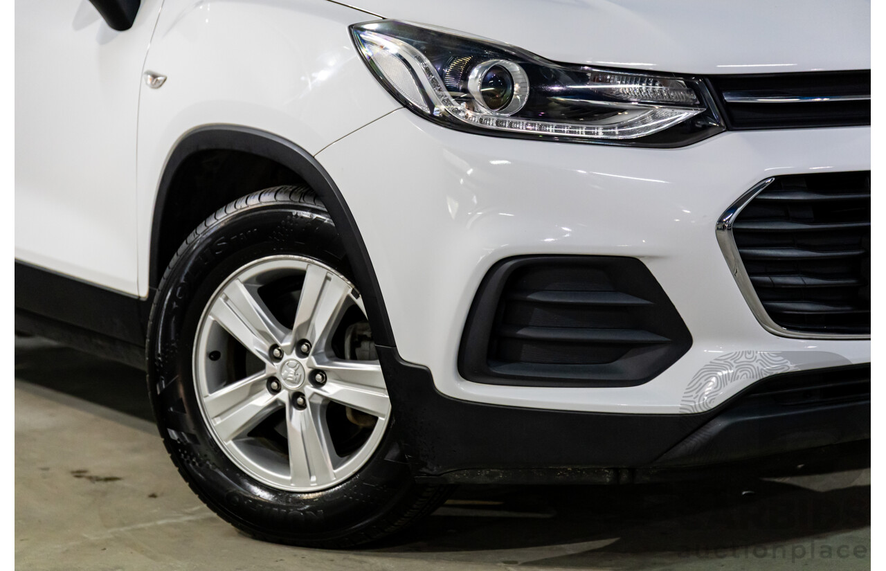 08/2017 Holden Trax LS (FWD) TJ MY17 4d Wagon Summit White Turbo 1.4L