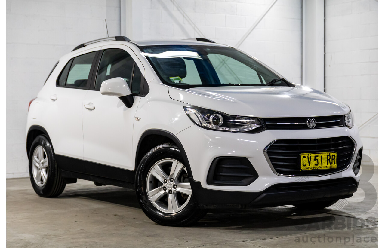 08/2017 Holden Trax LS (FWD) TJ MY17 4d Wagon Summit White Turbo 1.4L