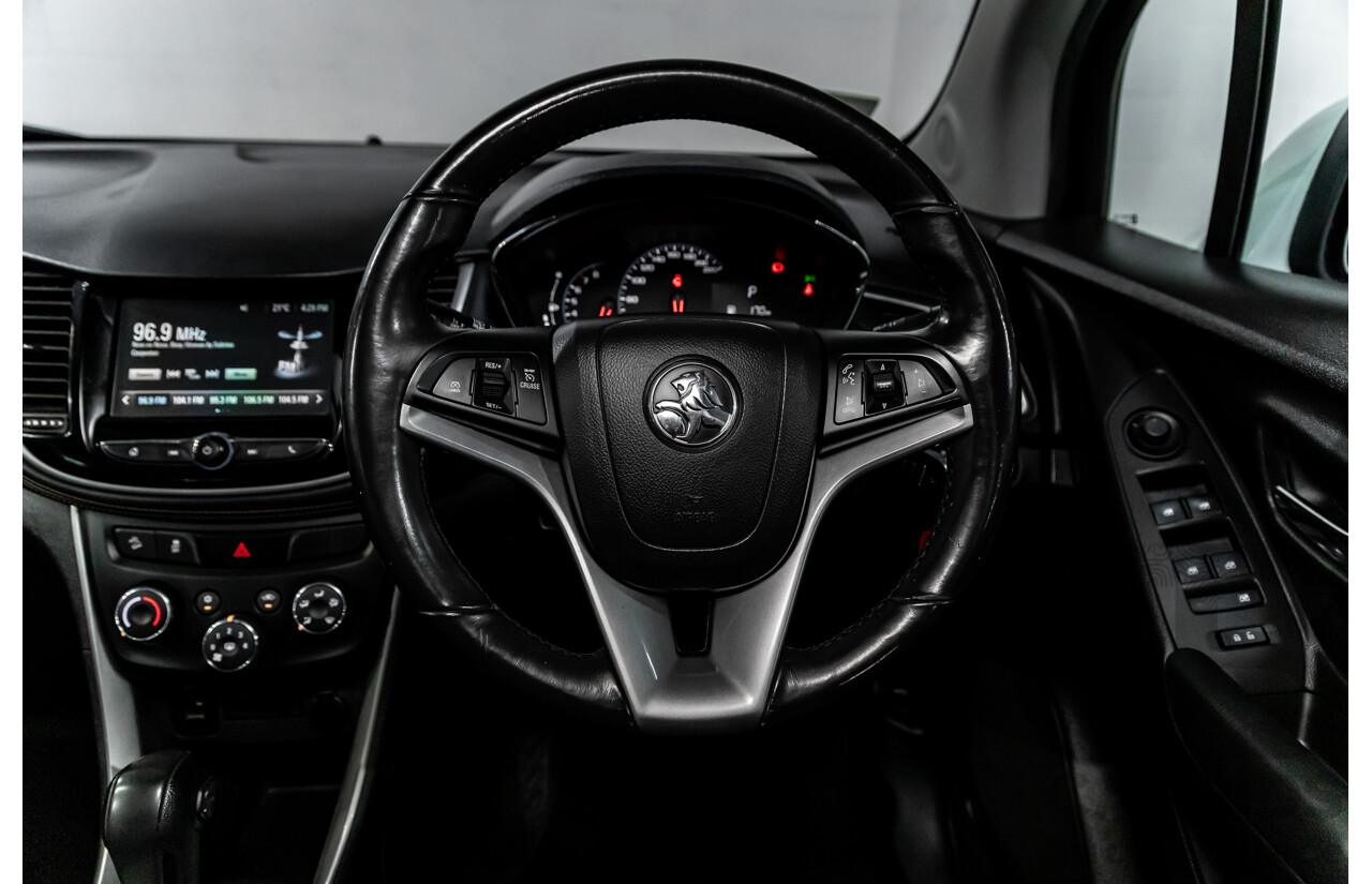 08/2017 Holden Trax LS (FWD) TJ MY17 4d Wagon Summit White Turbo 1.4L