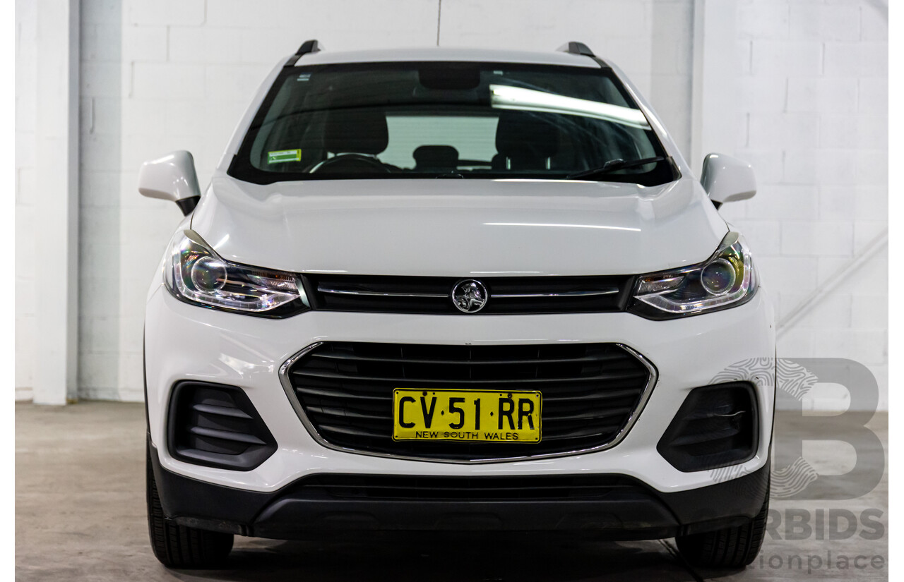 08/2017 Holden Trax LS (FWD) TJ MY17 4d Wagon Summit White Turbo 1.4L