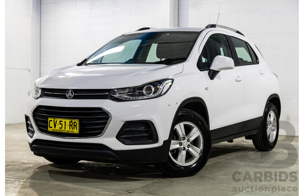 08/2017 Holden Trax LS (FWD) TJ MY17 4d Wagon Summit White Turbo 1.4L