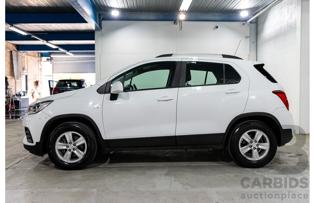 08/2017 Holden Trax LS (FWD) TJ MY17 4d Wagon Summit White Turbo 1.4L