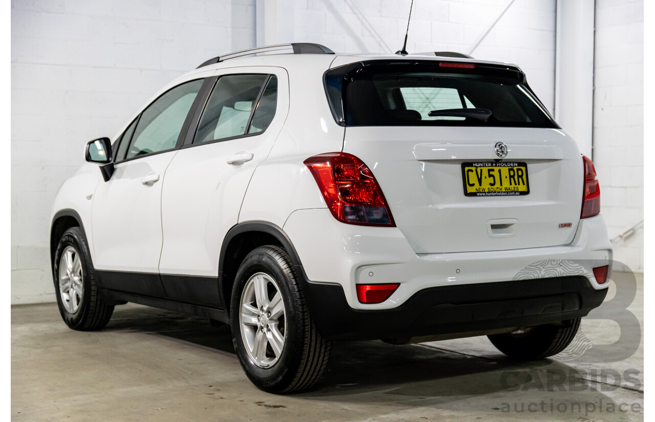 08/2017 Holden Trax LS (FWD) TJ MY17 4d Wagon Summit White Turbo 1.4L