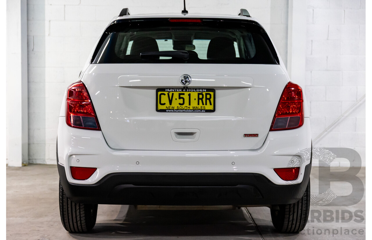 08/2017 Holden Trax LS (FWD) TJ MY17 4d Wagon Summit White Turbo 1.4L
