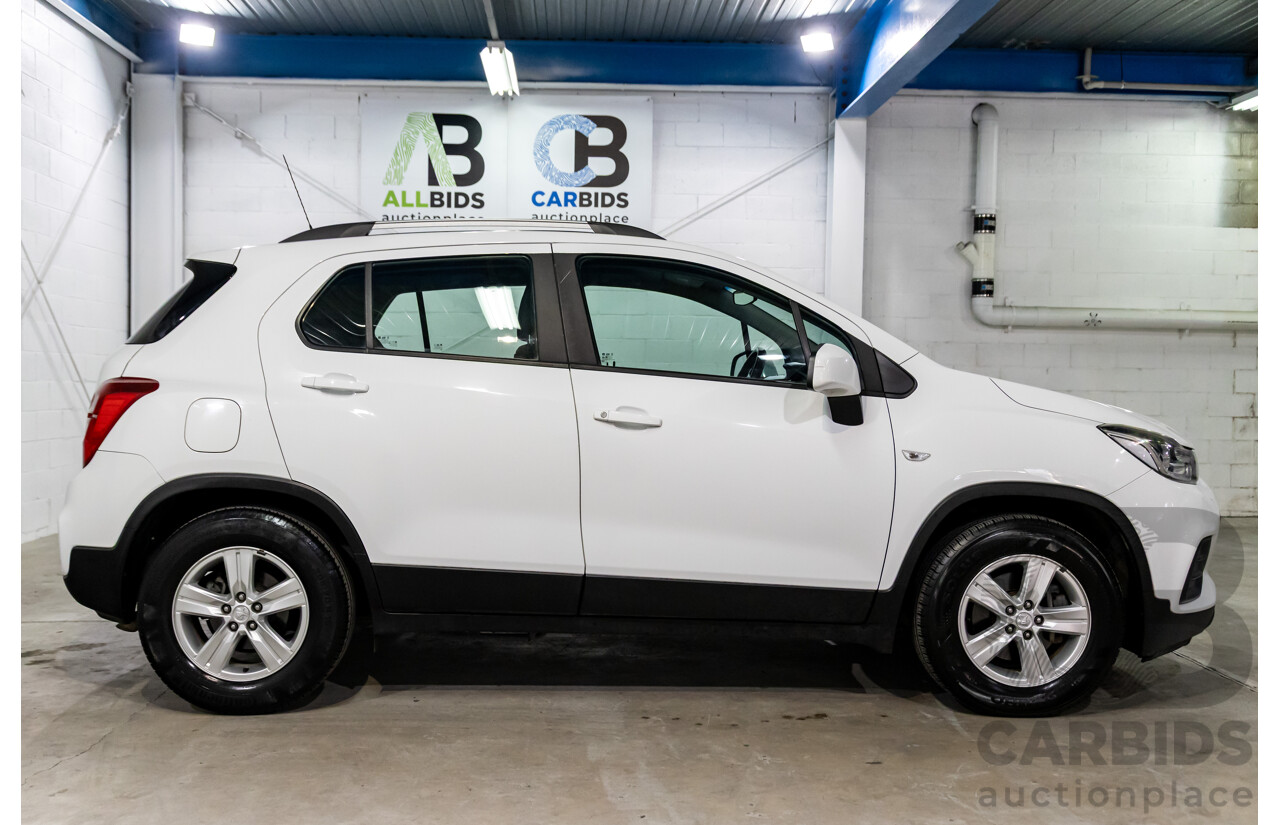 08/2017 Holden Trax LS (FWD) TJ MY17 4d Wagon Summit White Turbo 1.4L