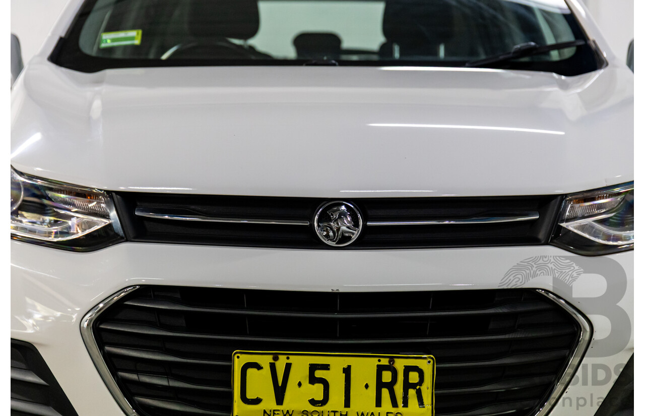 08/2017 Holden Trax LS (FWD) TJ MY17 4d Wagon Summit White Turbo 1.4L