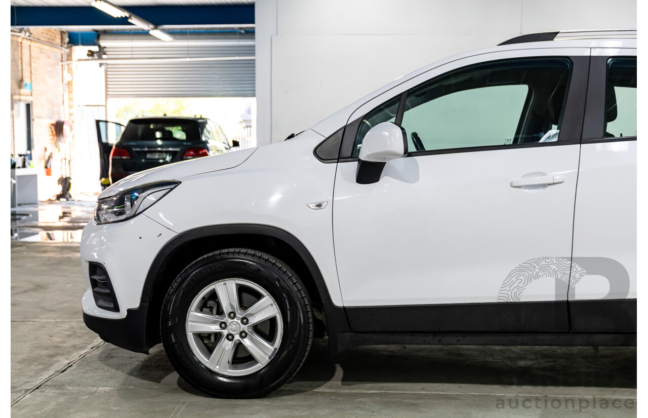 08/2017 Holden Trax LS (FWD) TJ MY17 4d Wagon Summit White Turbo 1.4L