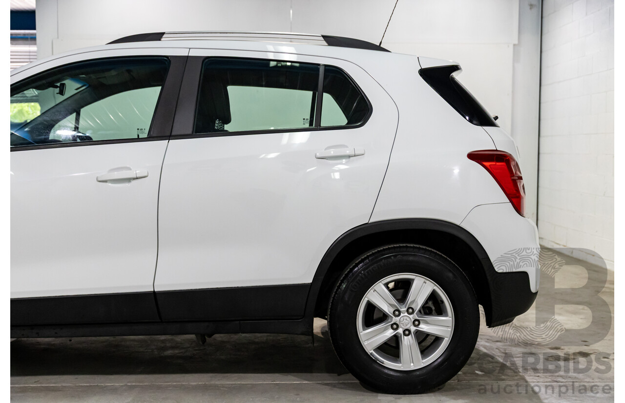 08/2017 Holden Trax LS (FWD) TJ MY17 4d Wagon Summit White Turbo 1.4L