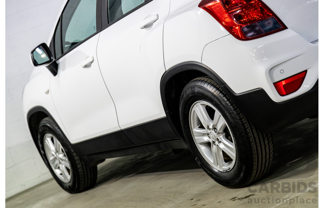 08/2017 Holden Trax LS (FWD) TJ MY17 4d Wagon Summit White Turbo 1.4L