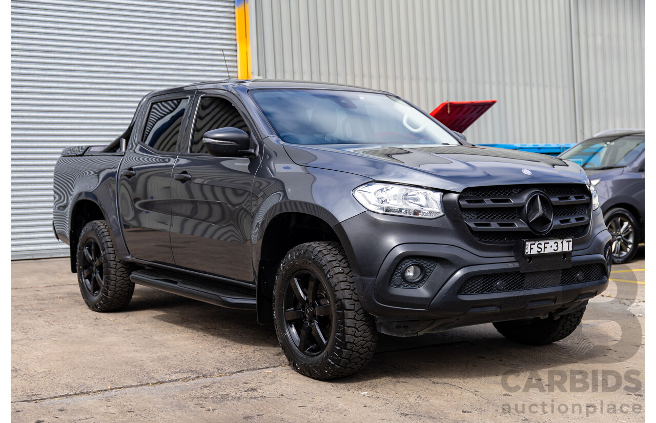 01/2020 Mercedes-Benz X220d Pure (RWD) 470 Dual Cab P/Up Rock Grey Metallic Turbo Diesel 2.3L