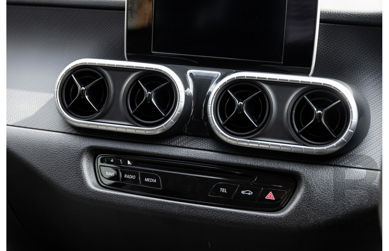 01/2020 Mercedes-Benz X220d Pure (RWD) 470 Dual Cab P/Up Rock Grey Metallic Turbo Diesel 2.3L