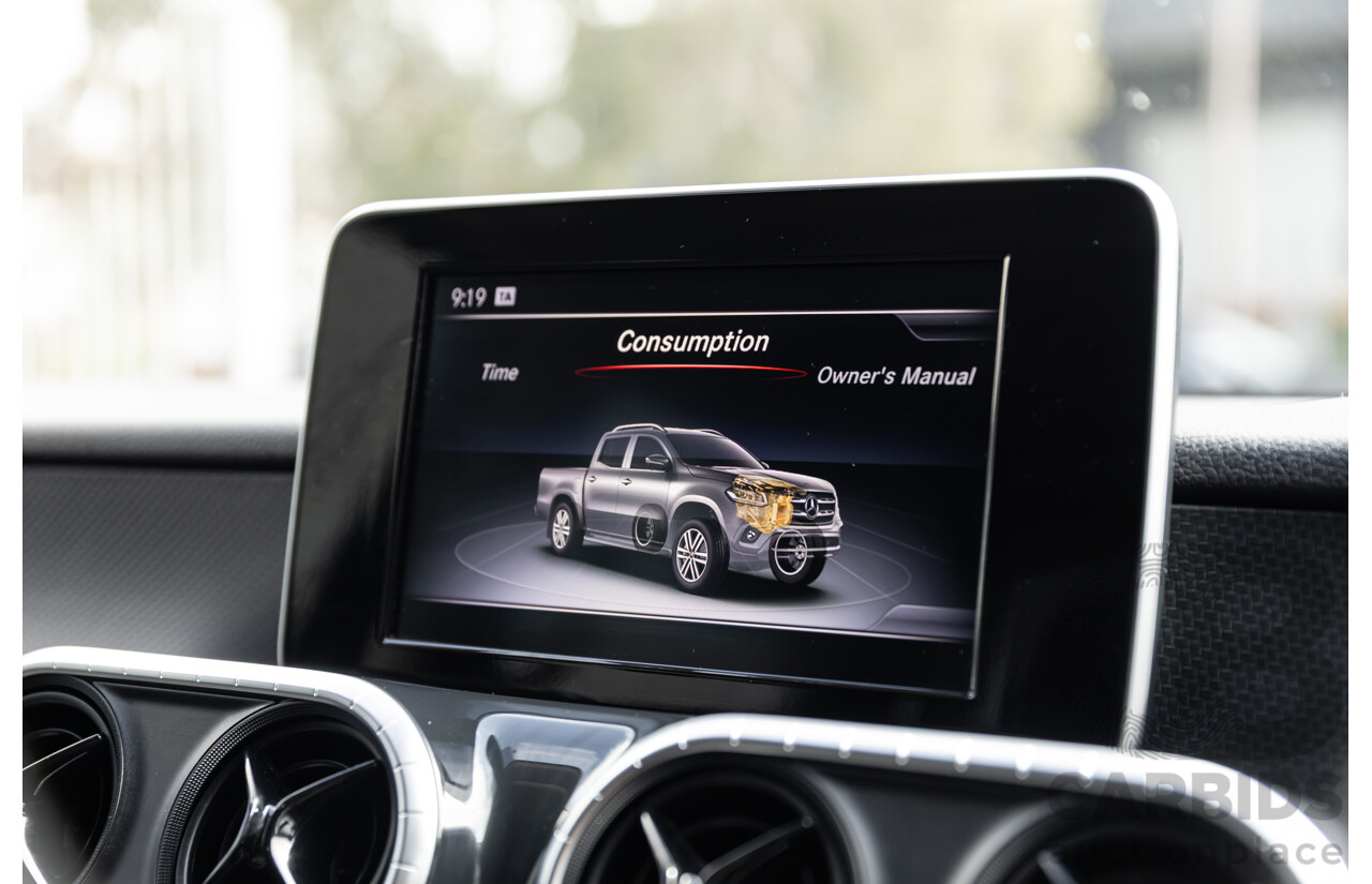 01/2020 Mercedes-Benz X220d Pure (RWD) 470 Dual Cab P/Up Rock Grey Metallic Turbo Diesel 2.3L