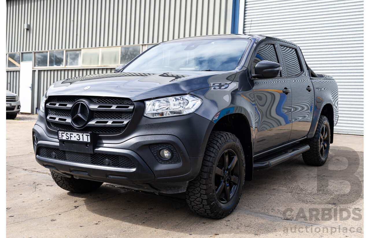 01/2020 Mercedes-Benz X220d Pure (RWD) 470 Dual Cab P/Up Rock Grey Metallic Turbo Diesel 2.3L