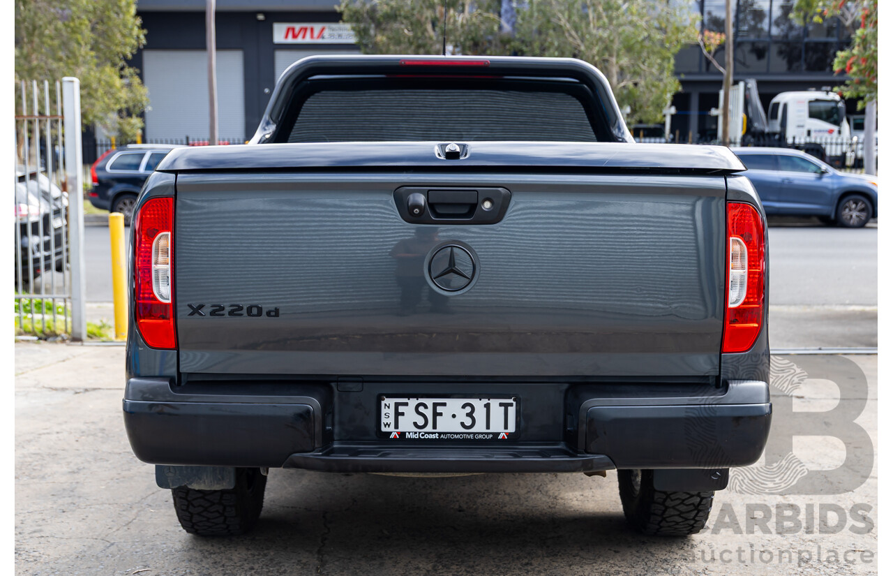 01/2020 Mercedes-Benz X220d Pure (RWD) 470 Dual Cab P/Up Rock Grey Metallic Turbo Diesel 2.3L