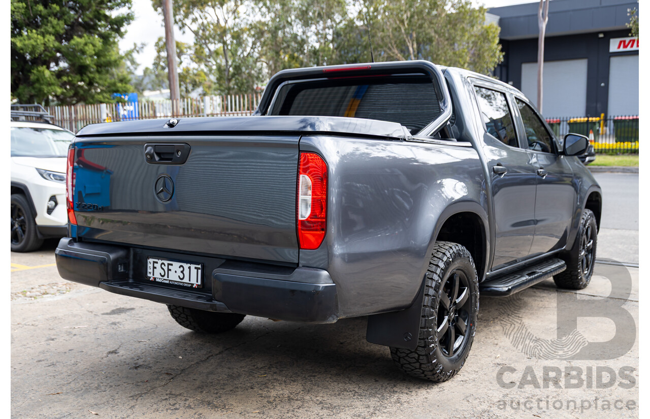01/2020 Mercedes-Benz X220d Pure (RWD) 470 Dual Cab P/Up Rock Grey Metallic Turbo Diesel 2.3L