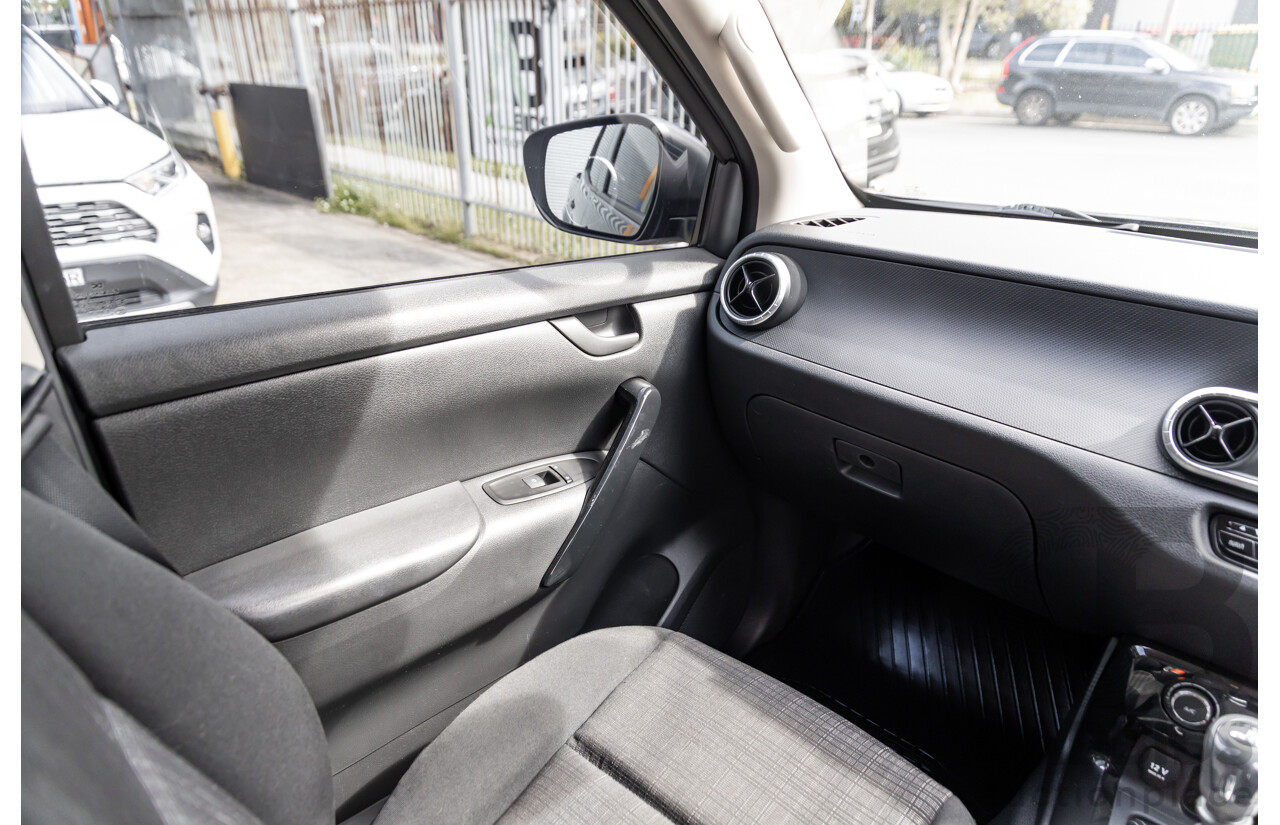 01/2020 Mercedes-Benz X220d Pure (RWD) 470 Dual Cab P/Up Rock Grey Metallic Turbo Diesel 2.3L