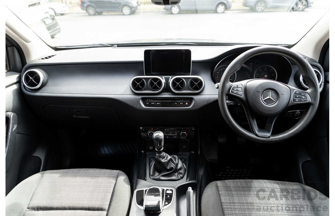 01/2020 Mercedes-Benz X220d Pure (RWD) 470 Dual Cab P/Up Rock Grey Metallic Turbo Diesel 2.3L