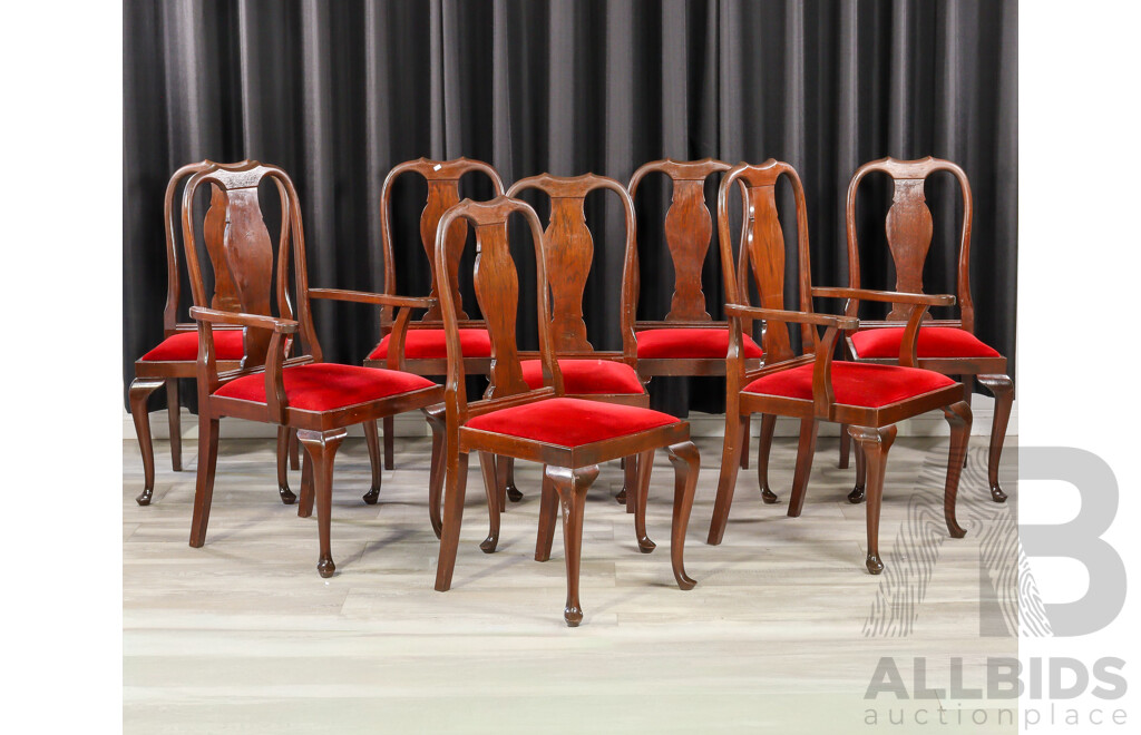Reproduction Georgian Mahogany Nine Piece Dining Suite