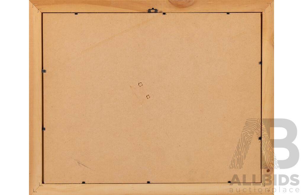 L. Ivanetich, (20th Century), Jefferson Memorial, Washington DC, Lovely Original Ink & Watercolour, 33 X 41 Cm (frame)