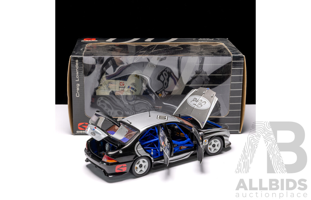 Biante Ford AU Falcon XR8 Gibson Motorsport #00 Craig Lowndes First V8 Supercar - 4480/6198 1:18 Scale Model Car - COA Included