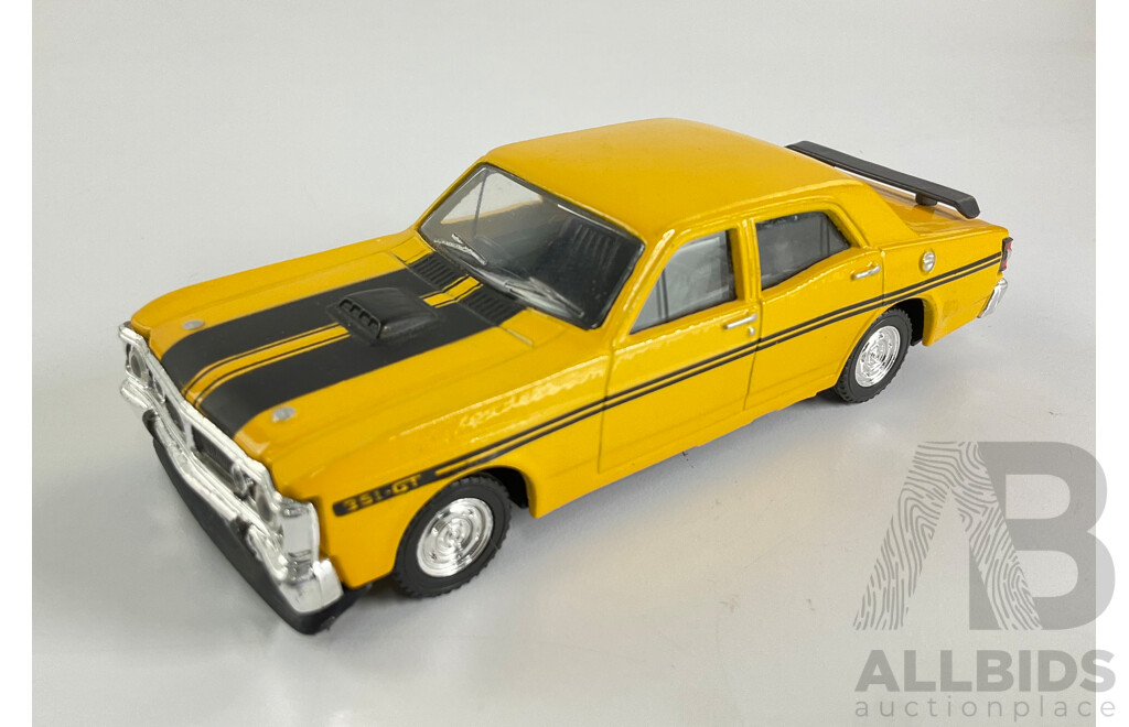 Trax Diecast XY Ford Falcon GTHO Phase Three, Yellow - 1:43 Scale
