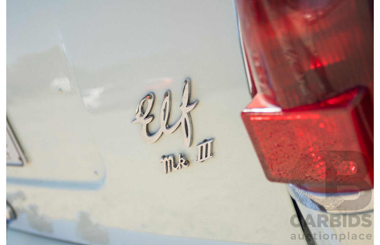 01/1968 Riley Elf MkIII 2d Sedan White / Black 1.0L