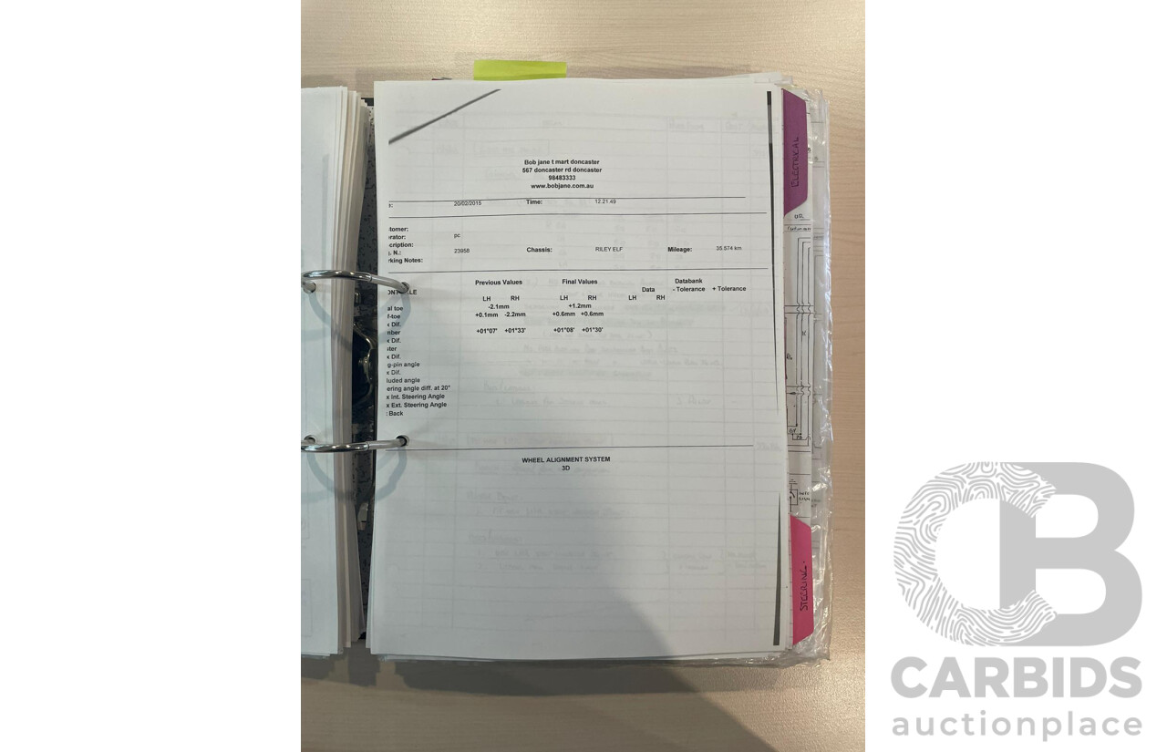 01/1968 Riley Elf MkIII 2d Sedan White / Black 1.0L