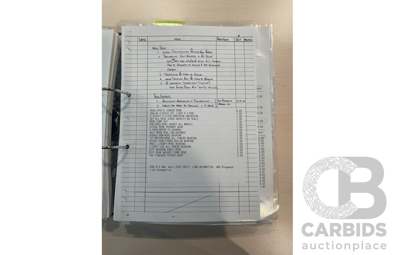 01/1968 Riley Elf MkIII 2d Sedan White / Black 1.0L