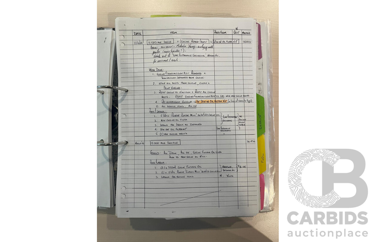 01/1968 Riley Elf MkIII 2d Sedan White / Black 1.0L