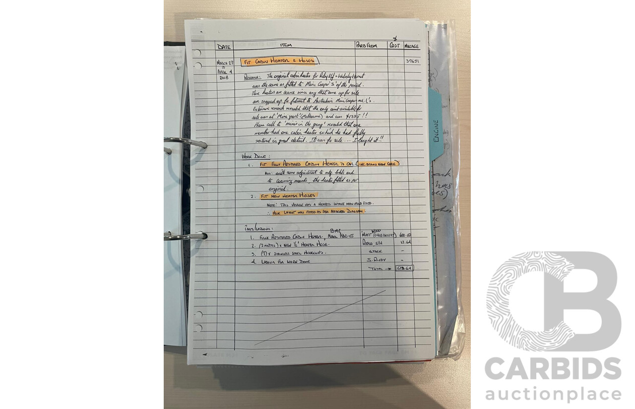 01/1968 Riley Elf MkIII 2d Sedan White / Black 1.0L