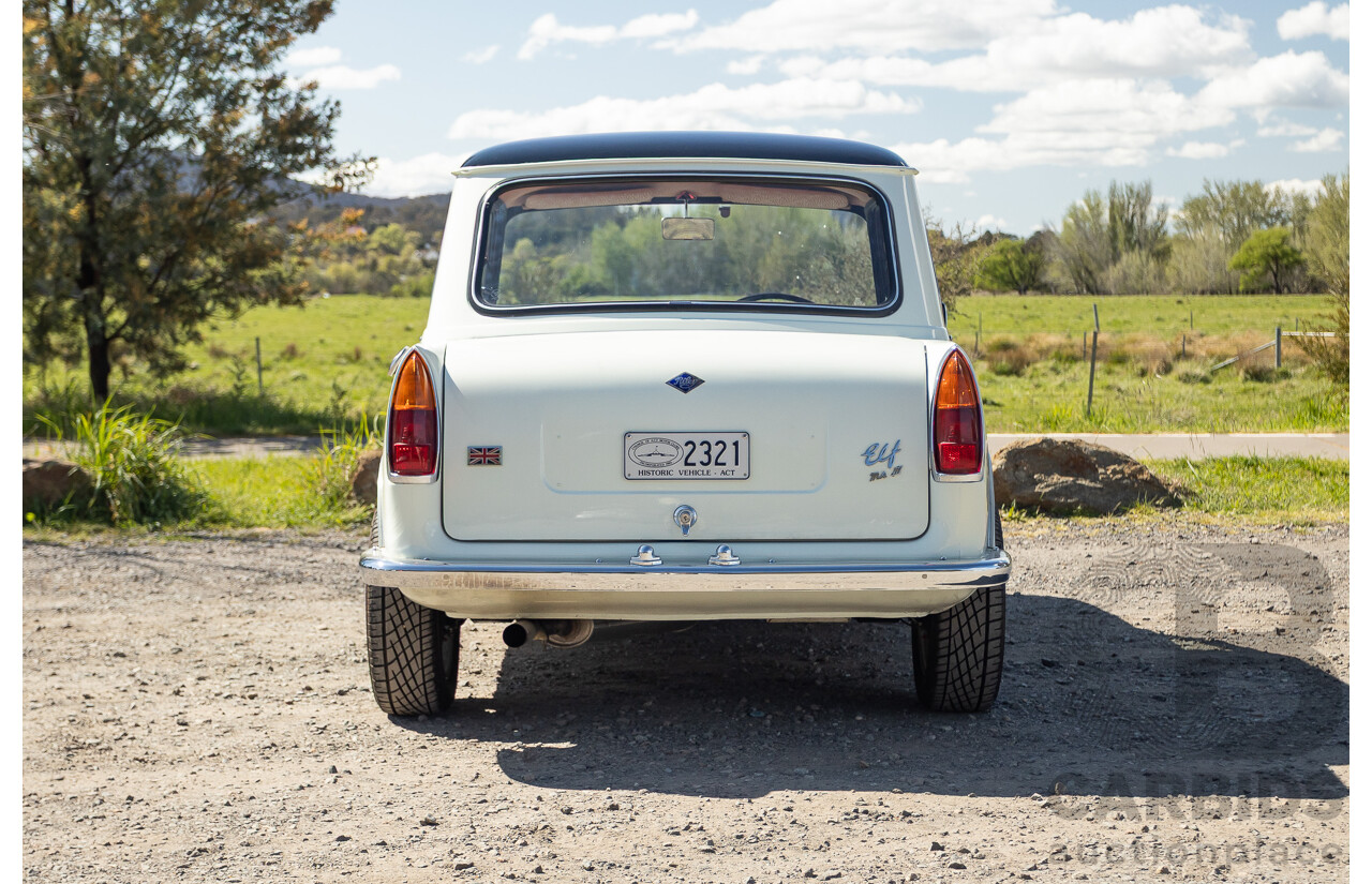 01/1968 Riley Elf MkIII 2d Sedan White / Black 1.0L