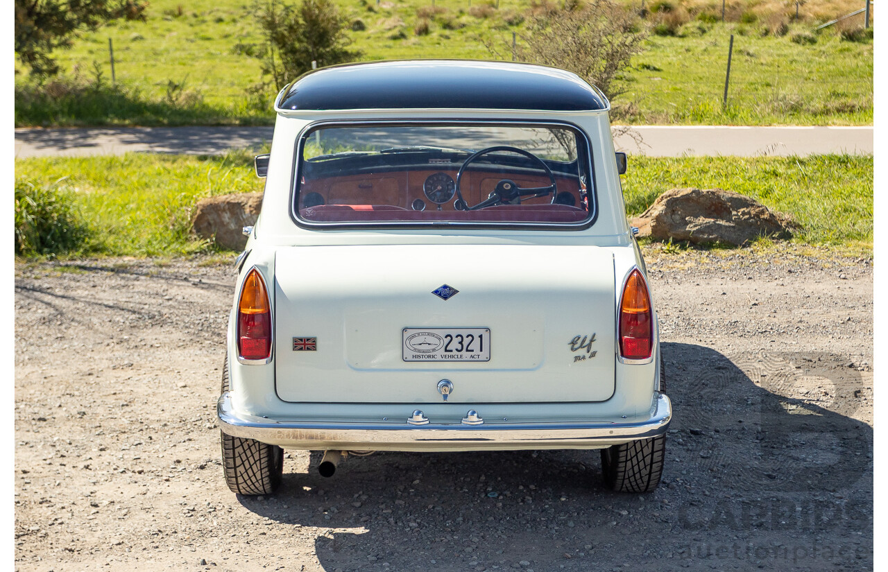 01/1968 Riley Elf MkIII 2d Sedan White / Black 1.0L