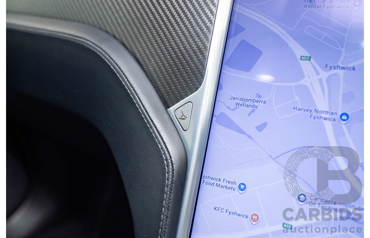 01/2016 Tesla Model S P90D (AWD) 4D Hatchback Deep Blue Metallic Dedicated Electric EV 376kw