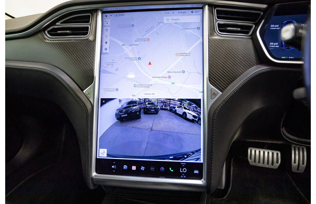 01/2016 Tesla Model S P90D (AWD) 4D Hatchback Deep Blue Metallic Dedicated Electric EV 376kw