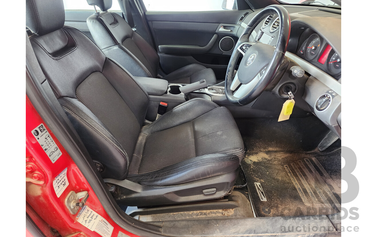 4/2013 Holden Commodore SV6 Z-Series VE II MY12.5 4d Sedan Red 3.6L