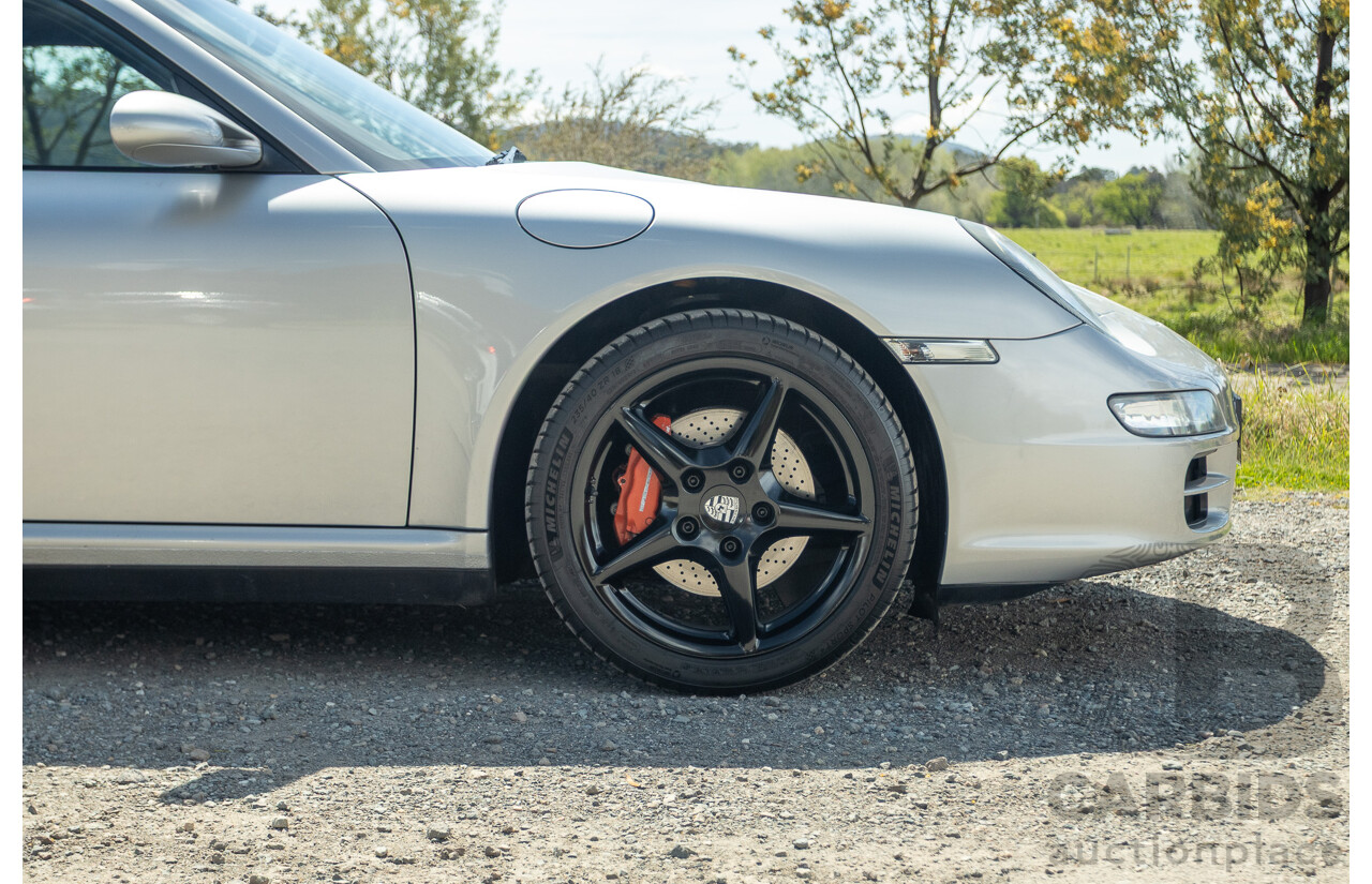 3/2006 Porsche 911 Carrera 4 997 (AWD) 2d Coupe GT Silver 3.6L