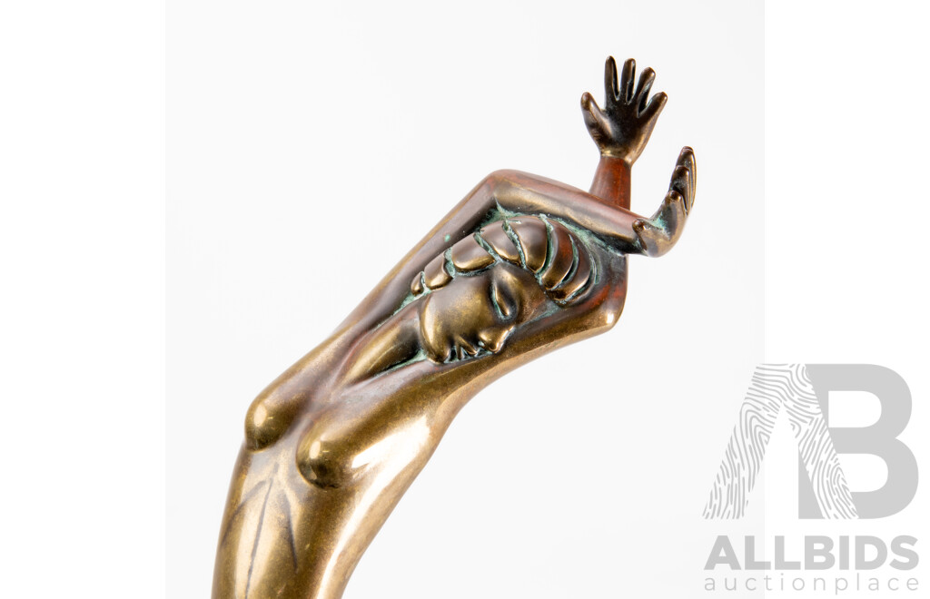 Tom Bennett Bronze Sculpture “Brianna” Limited Edition 10/500, 1982