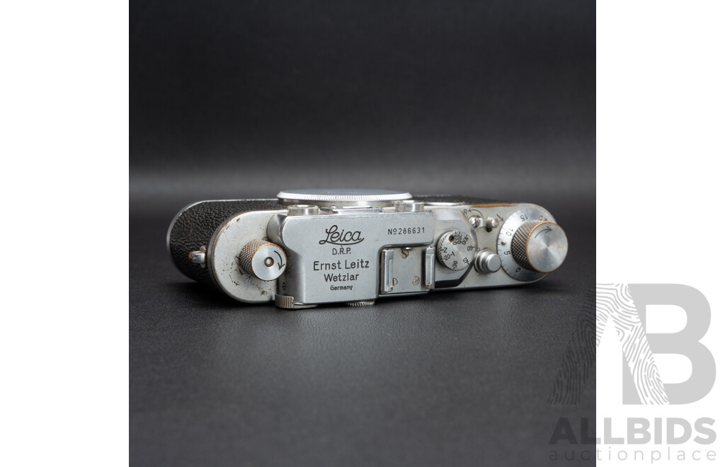 Leica I D.R.P. Screw-Mount Rangefinder Body (1938 Production) Serial No. 286631