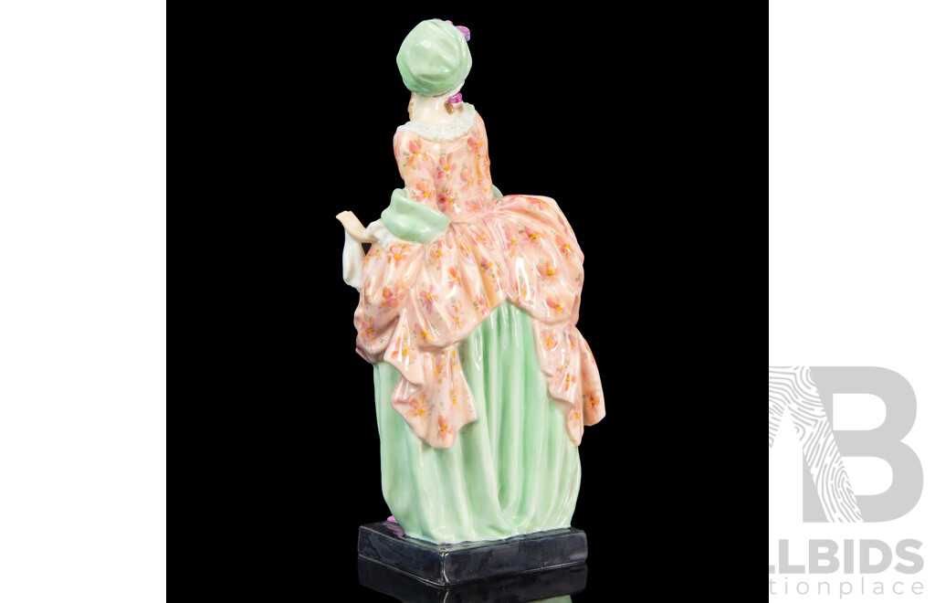 Rare Royal Doulton HN1819 Miranda Figure C1937 with Dual Armorials, Designed by Leslie Harradine
